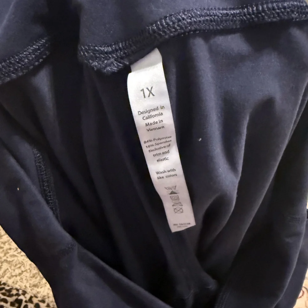 Leggings Depot Dark Blue Joggers - Picture 3 of 3